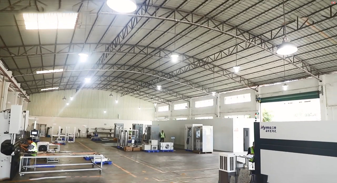 Guangzhou Cleanroom Construction Co., Ltd. línea de producción del fabricante