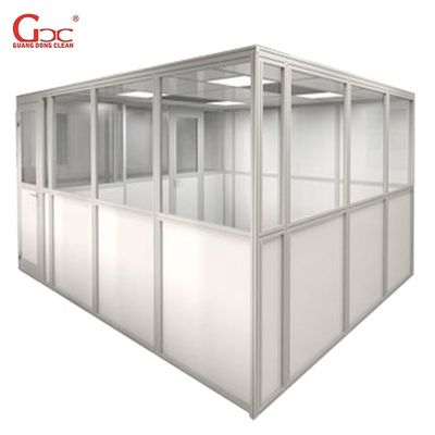 Recinto limpio de aluminio del GMP del perfil, sitio limpio de la clase 8 de la ISO 0.45m/S