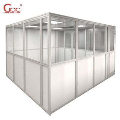 Recinto limpio prefabricado de la clase 1K 50m2 9pcs FFU/recinto limpio de Hardwall
