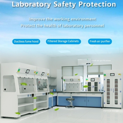 Humo endocrino laminar Hood Cabinets de Hood Cupboard PP del humo del laboratorio
