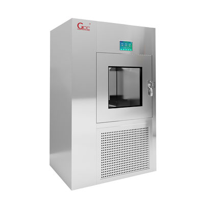 Ventana de transferencia de acero inoxidable de alta eficiencia de laboratorio / caja de entrada de la sala limpia / caja de transferencia de la ducha de aire