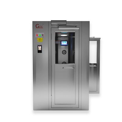 Gabinete de acero de la ducha de la presión de aire del recinto limpio de carbono