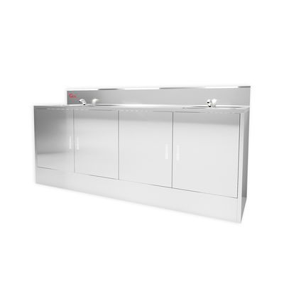 Lavarro de laboratorio médico de hospital de acero inoxidable 304 a medida