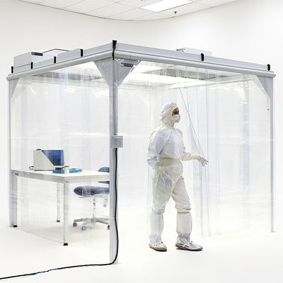 Sistemas modulares simples del recinto limpio de 220V 50HZ con la cortina estática anti