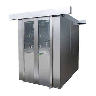 sitio limpio de la ducha de aire 750W con la puerta que entrelaza electrónica