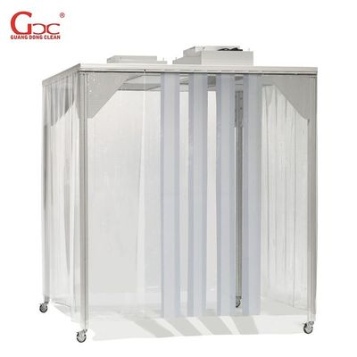 Sitio limpio de la clase 100 farmacéuticos de 220V 50Hz ISO 5/cuartos limpios prefabricados