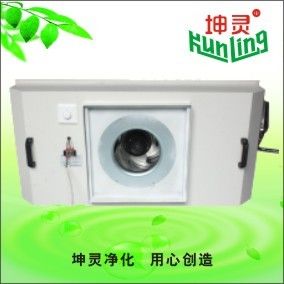 Unidad de filtrado de aluminio anodizada de la fan del recinto limpio con H14 HEPA