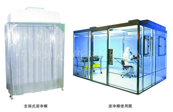 Sitio limpio modular estándar Iso7 del ISO 14644-1 para el taller electrónico