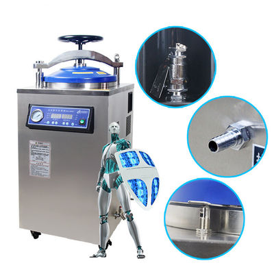 Autoclave de alta presión vertical portátil 0.22MPa del esterilizador del vapor