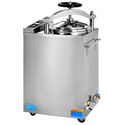 Esterilizador vertical de acero inoxidable de la autoclave de vapor de la presión para el laboratorio