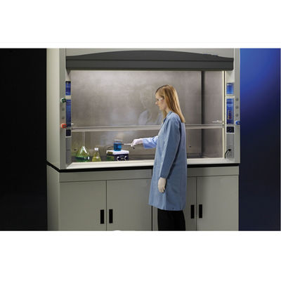 humo de acero lleno Hood Alkali Resistant 1200m3/H de los Pp del laboratorio del ruido 65dB