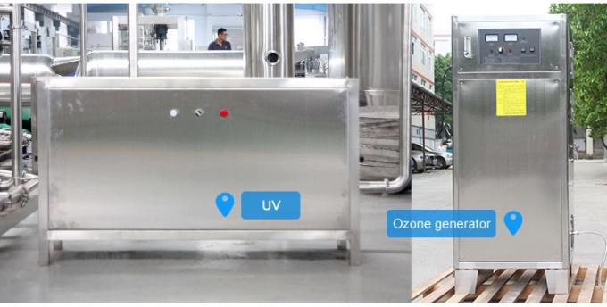 Equipo puro del tratamiento de aguas de la ósmosis reversa 250LPH para el hotel 2